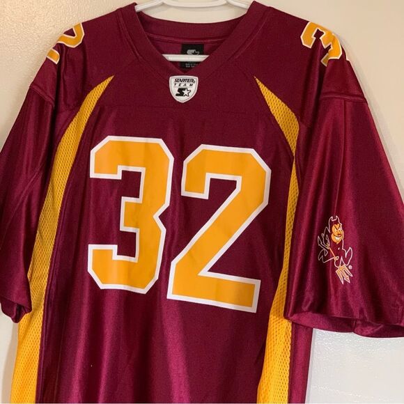NWOT Starter Arizona State Sun Devils Jersey Sz Medium Gorgeous - Picture 2 of 5